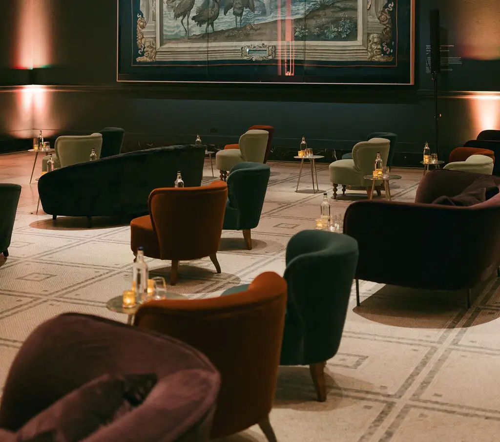 Chairs in a large room