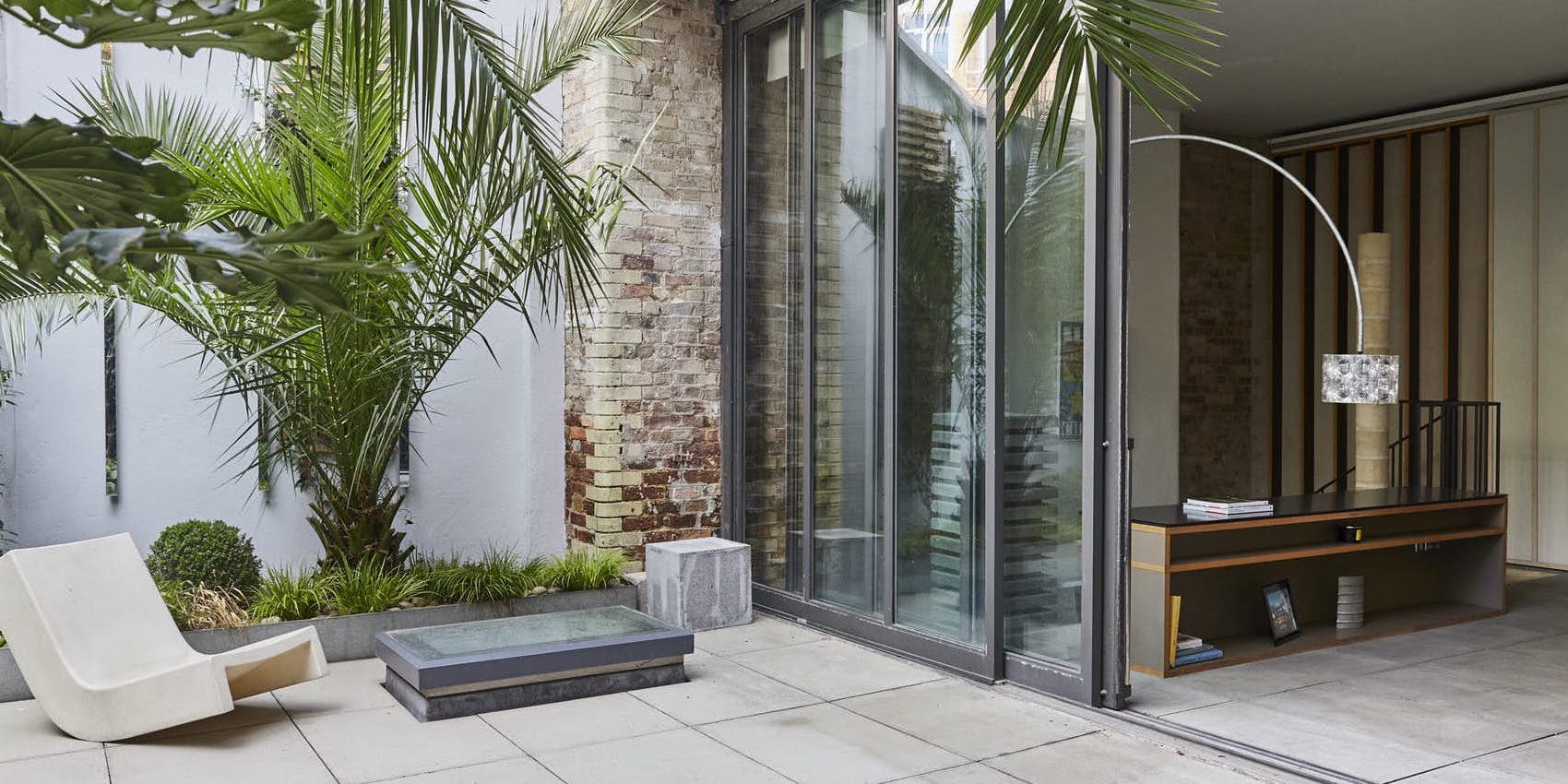 Outdoor space at a london event venue