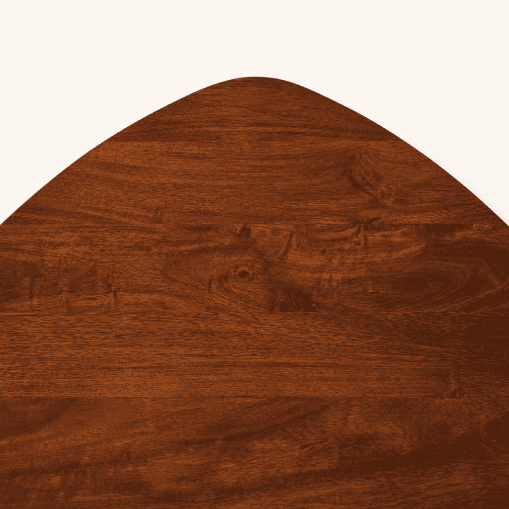Solid mango wood side table available to hire from Juno Hire London