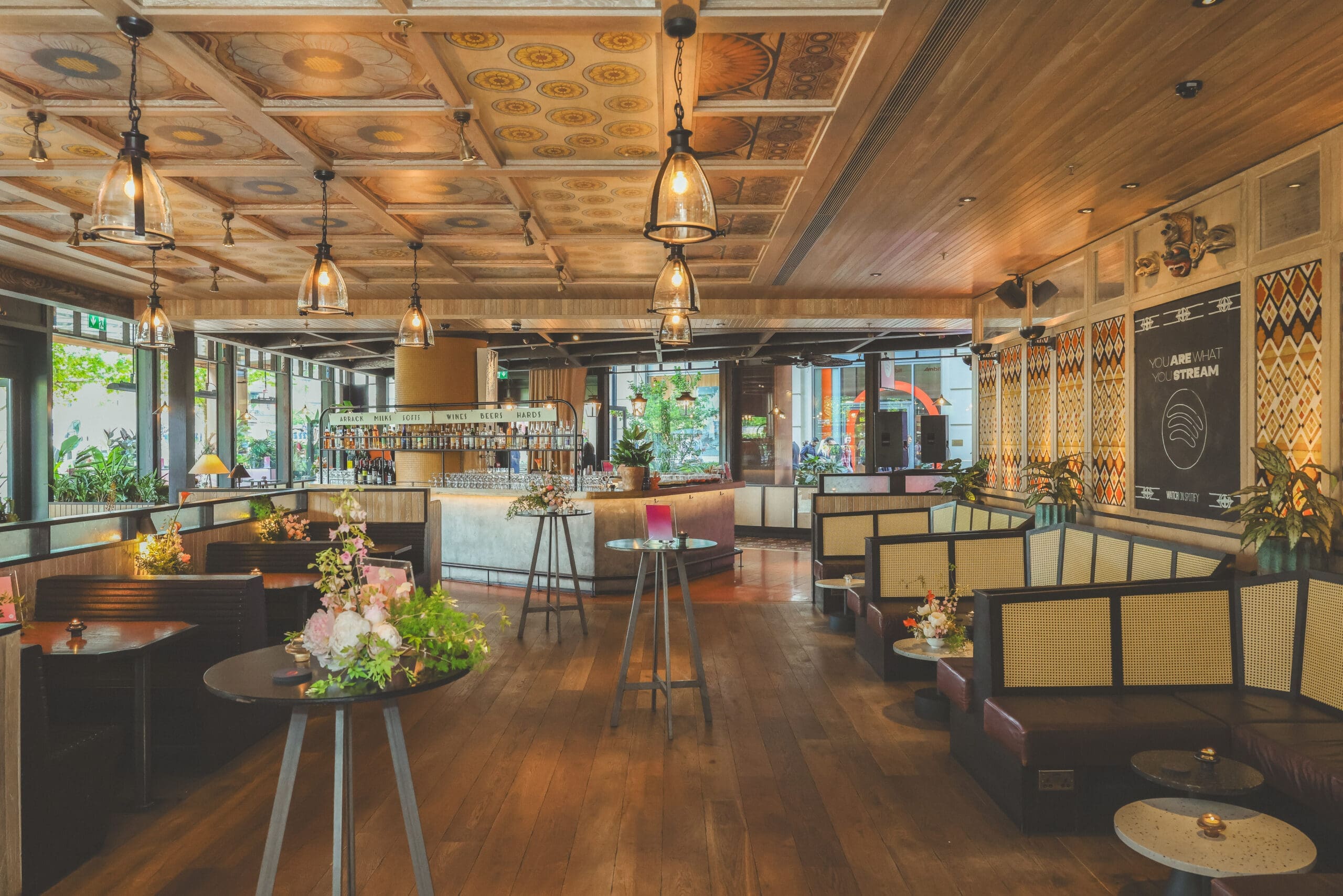 Cocktail table and chair hire London